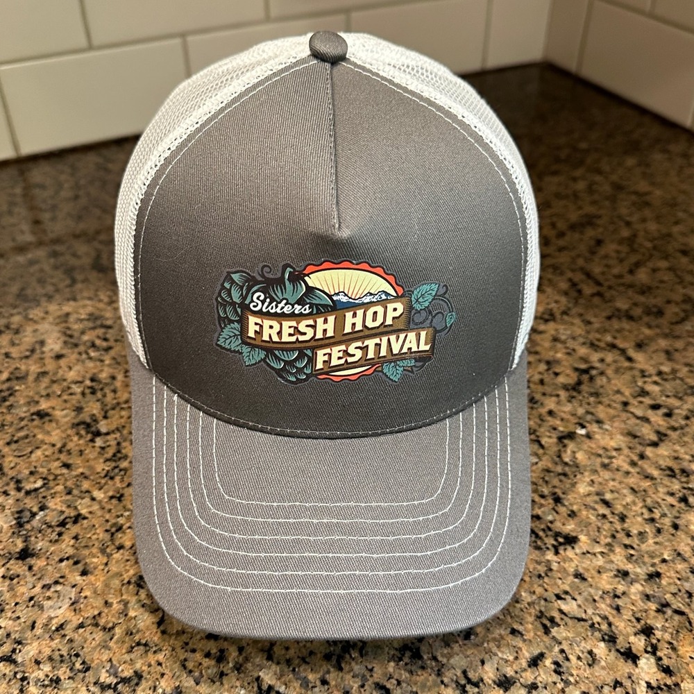 Sisters Fresh Hop Festival Brewery Branding Co. A-Frame Trucker Snapback Hat